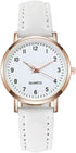 Classic Women's Wrist Watches with Easy-to-Read Luminous Dial, Quartz Movement and Leather Band - Vintage Small Face Round Watches for Ladies...