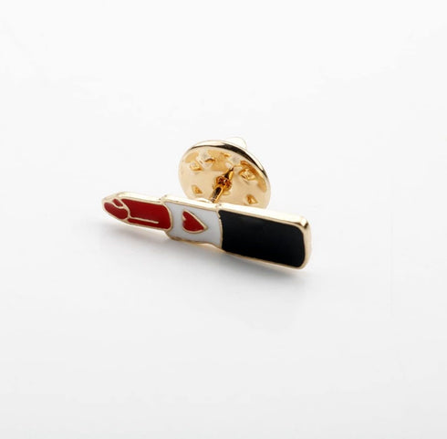 Red Lip Lipstick Enamel Lapel Brooch Pin for Men Women (2 PCS 1#)...