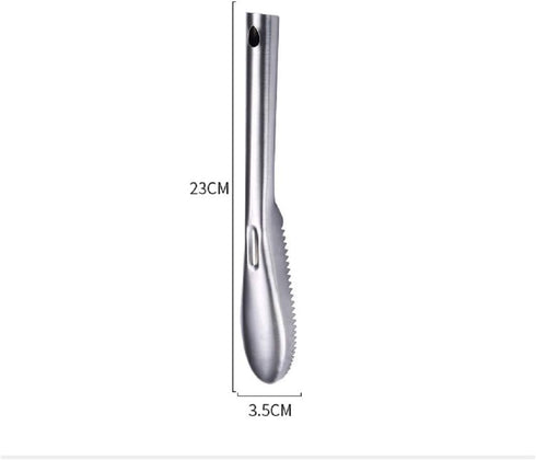 Fish Scaler Brush Fish Scaler Remover with Stainless Steel Sawtooth Easily Remove Fish Scales-Cleaning Brush Scraper Kitchen Tool...