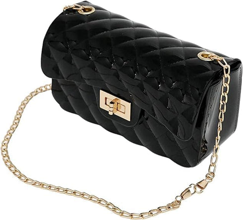Summer Jelly Crossbody Bag Purse?Fashion Ladies Shoulder Bag, Candy Color Jelly Handbags for Women Girls...