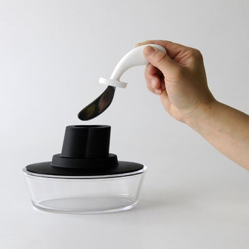 Alessi ASG13 B "Ship Shape" Butter Dish, Black...