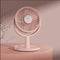 Shinebella 4 Speeds Small Desk Fan with Strong Airflow, Personal Portable Mini USB Fan, Quiet, 310 Degree Rotation, Detachable, Easy to Clean, Lig...