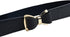AKOAK Women's Tight Belt, Elastic Waist Buckle Belt, Artificial Leather Elastic Belt for Girls and Women, Alloy Buckle Elastic Waist Belt for Knit...