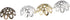 800Pcs Flower Filigree Bead Caps Spacer Beads Metal Flower Hollow Caps for DIY Jewelry Making Crafts Supplies...