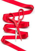 JAM PAPER Multi-Purpose Precision Scissors - 8 Inch - Red - Ergonomic Handle & Stainless Steel Blades - Sold Individually...