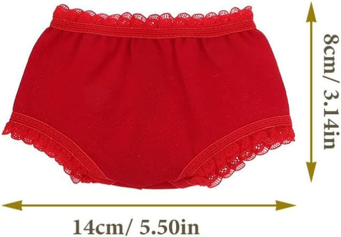 Toyvian 4pcs Baby Doll Diapers Underwear Doll Underpants Doll Accessories for 14-18 Inch Baby Dolls and American Doll...