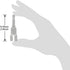 QWORK Wing Nut Driver, 2 Pack, Power Wing Nut Drill Bit Socket Tool with 1/4 Quick Connect Hex Shank, for Panel Wing Nuts, Screws Eye C Hook...