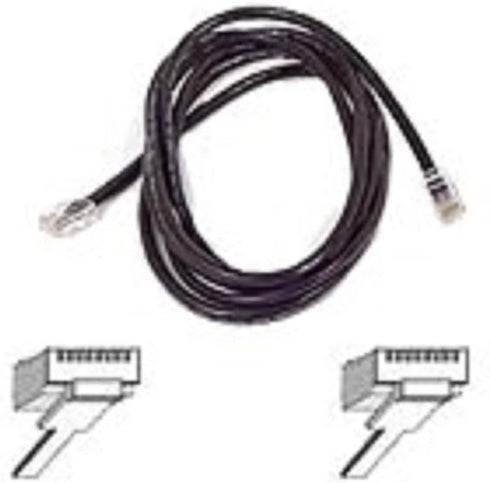 Belkin A3L791-25-BLK Cat-5e Patch Cable (Black, 25 Feet)...