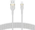 Belkin BoostCharge Pro Flex Braided USB A to Lightning Cable 2M/6.6FT - MFi Certified 20W Power Delivery iPhone Charger Cord - Apple Charger USB A...