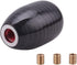 muge racing Universal Carbon Fiber Shift Knob Automatic/Manual Gear Shift Knob for Most Vehicles with 3 Adapters...