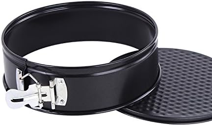 8 inch circular Springform interlocking and leak- proof seal carbon baking C ake Pan...