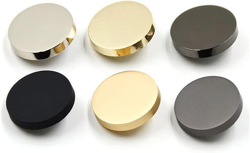 5pcs Metal Shank Sewing Buttons for Craft Button for Clothing Decoration DIY Handmaking Accessories (Golden, 20mm)...