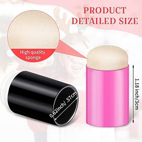 Zonon 60 Pieces Finger Sponge Daubers Finger Painting Craft Drawing Sponge Dauber Set for Painting Art Ink Crafts Chalk Card Making...