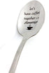 Anniversary Birthday Gift for Couple Gifts for Husband Wife Let's Have Coffee Together Forever Spoon Gifts for Boyfriend Girlfriend Coffee Spoons ...