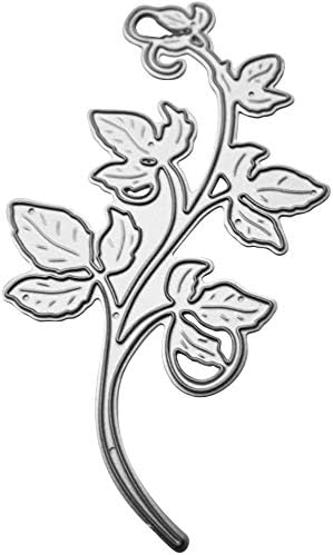Leaves Flower Metal Die Cuts,Srping Leaf Flower Cutting Dies Cut Stencils for DIY Scrapbooking Album Decorative Embossing Paper Dies for Festival ...
