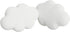 Cloud Pushpin yyangz 30PCS White Decorative Cloud Push Pins for Wall Hanging Posters Pictures Photos Memo DIY Craft Gift Bags Projects Home Decor ...
