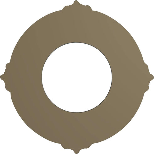 Ekena Millwork CM09BN Benson Ceiling Medallion, 9"OD x 4 1/8"ID x 5/8"P, Primed...