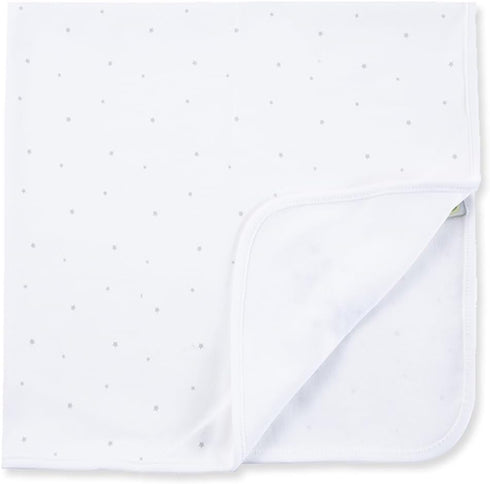 Little Me unisex baby nursery swaddling blankets, White, One Size US...