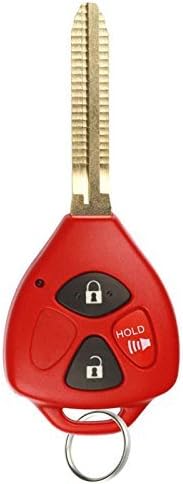 KeylessOption Key Fob Replacement for 2006 2007 2008 2009 2010 2011 2012 2013 Toyota Rav4 Yaris Scion xB Keyless Entry Remote Remote Control, 3-Bu...
