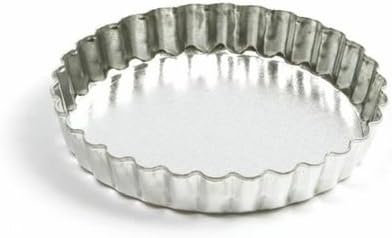 Norpro Tin Quiche/Tart Pan, 4.75-Inch, Silver...
