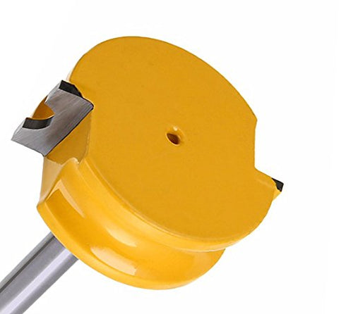 Yakamoz 1/4-Inch Shank Flute & Bead Canoe Joint Router Bit Set Carbide-Tipped Woodworking Milling Cutter...