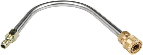 Large Open U Shape High Pressure Washer Spray Nozzle Attachment, Max 4000PSI, Extend Bended, Angled Hose, Bended for easy Underbody Cleaning, Quic...