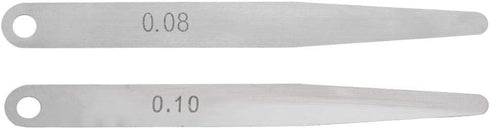 5pcs Feeler Gauge 0.1mm Thickness Feeler Gauge Metric Filler Thickness Gage Measurement Tool (0.1mm)...