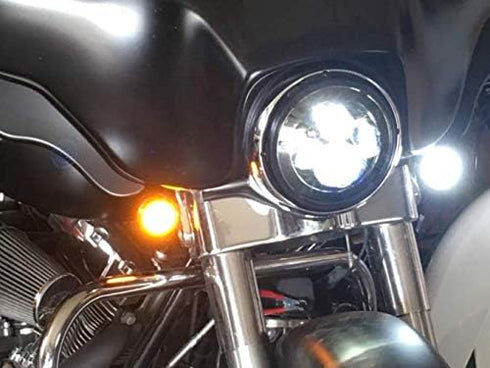 Eectra glide Led turn signal Motorcycle Lights 2" 50mm Bullet Style LED Turn Signals Pannel For Motor bike Sportster Softail Touring 1157 base fro...