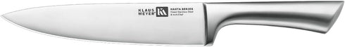 Klaus Meyer Hasta Premium High Carbon Steel 8 inch Chef's Kitchen Knife...