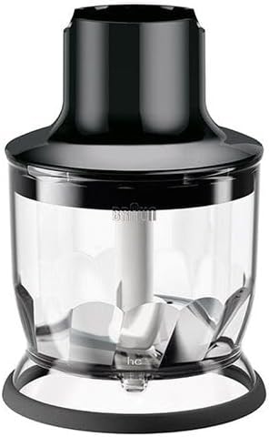 Braun MQS200BK MultiQuick Chopper Hand Blender Attachment, 1.5-Cup...