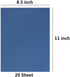 20 Sheets Navy Blue Cardstock Thick Blank Craft Paper for DIY Art Project, Scrapbook, Cards and Invitations Making(8.5 x 11 Inches)...