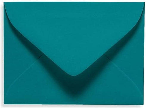 LUXPaper #17 Mini Envelopes | 2 11/16" x 3 11/16" | Teal | 80lb. Text | 50 Qty...