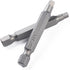 6Pcs 1/4 Inch Shank Long Magnetic Square Head Screwdriver Bits Set Power Tools SQ1 SQ2 SQ3 (50mm)...