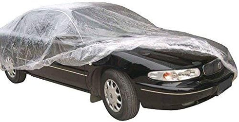West Lake Universal Clear Disposable Car Cover for SUV, Sedan, Sport Cars, Antique Cars up to 22' x 12'...