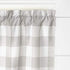 Elrene Home Fashions Farmhouse Living Buffalo-Check Valance, Bathroom or Kitchen Valance for Windows, 60" x 15" (1 Valance), Gray/White...
