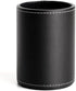 Leather Pencil Holder Pencil Case Round Black Pencil Case Office Desk Home Stationery Organizer...