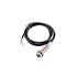 M12 Laser Collimator Photoelectric Switch M12JG-30N1 Laser Sensor Switch Semi Waterproof DC 20 Meters Distance Normally Open B-NPN-O Red Light...