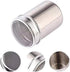2Pcs Sugar Shaker Stainless Chocolate Shaker Cocoa Flour Icing Sugar Powder Coffee Sifter Lid Shaker+16Pcs Coffee Stencils Template Duster Spray...