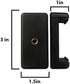 Acuvar Universal Cell Phone Tripod Mount Adapter, Phone Holder Clip Connector Head Used for Monopod Selfie Stick Travel Mini Flexible Tripod and M...
