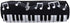 Black violin Oxford Cloth Pencil Case,Square Single Layer Music Notes Piano Keyboard Pencil Case Large Capacity Pen Bags Stationery Office Supplie...