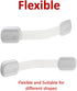 Generic Child Safety Cabinet Strap Locks - Adjustable for Closets Drawers Appliances Fridge Oven Dishwasher Toilet Windows Doors, Adhesive Pads Ea...