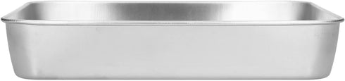 Roasting Pan with Racks Stainless Steel Broiler Pan and Grill Rectangular Roaster with Rack for Cooking Baking(26.5 * 20.5 * 5cm)...
