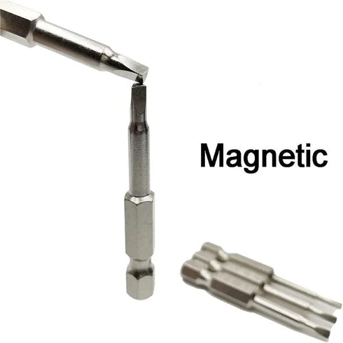 5 Pcs 50mm 1/4 Hex Shank Magnetic Triangle Head Impact Grade Advance Heat Treated S2 Steel TA1.8 TA2.0 TA2.3 TA2.7 TA3.0 Screwdriver Bits...