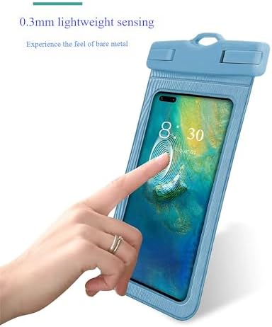 XueStar Waterproof Phone Pouch, 2 Pack, Touch Unlock, Rainproof & Waterproof case for Apple iPhone,Samsung,Motorola,OnePlus, up to 7.2 Inches ?Bla...