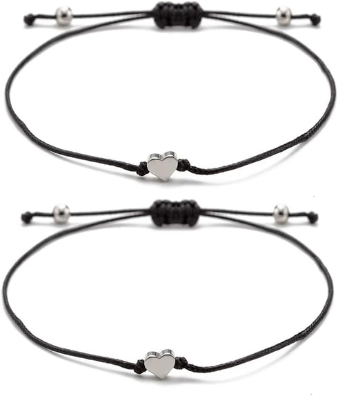 Evil Eye Anklet for Women Men Handmade Wax Rope Star Charm Ankle Bracelets for Women Men Minimalist Jewelry Adjustable...