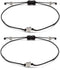Evil Eye Anklet for Women Men Handmade Wax Rope Star Charm Ankle Bracelets for Women Men Minimalist Jewelry Adjustable...