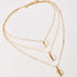 Chargances Boho Gold Sea Shell Necklace Women Layered Collar Choker Jewelry Delicate Ladies Necklace Beach Accessories for Girls...