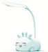 Cute Deer Lamp USB Rechargeable Reading Light,LED Desk Lamp for Kids, Portable LED Table Light, Flexible Gooseneck Eye-Care Cartoons Small Desk La...