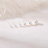 925 Sterling Silver Stud Earrings for Women, Sterling Silver Earrings Tiny Stud Earrings for Multiple Piercings 5 Pairs Different Sizes Stud Earri...