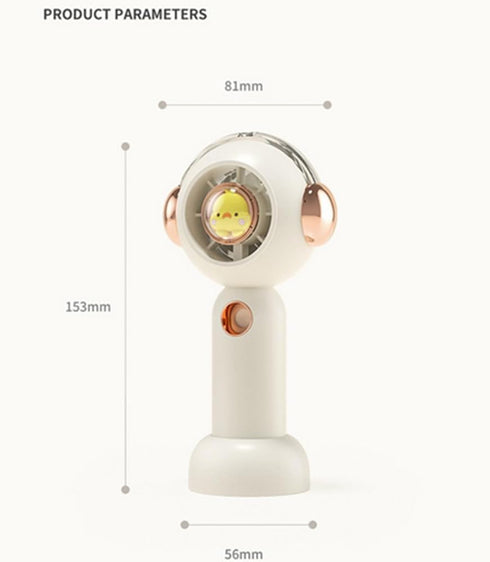 Portable Handheld Misting Fan, Rechargeable Personal Mister Fan, Battery Operated Spray Water Mist Fan, Mini for Disney Travel Makeup Beach Outdoo...